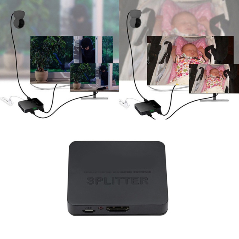 Bộ Chia Tín Hiệu Video 4K 60Hz 1 Trong 2 Thiết Kế Chuyên Dụng Chất Lượng Cao