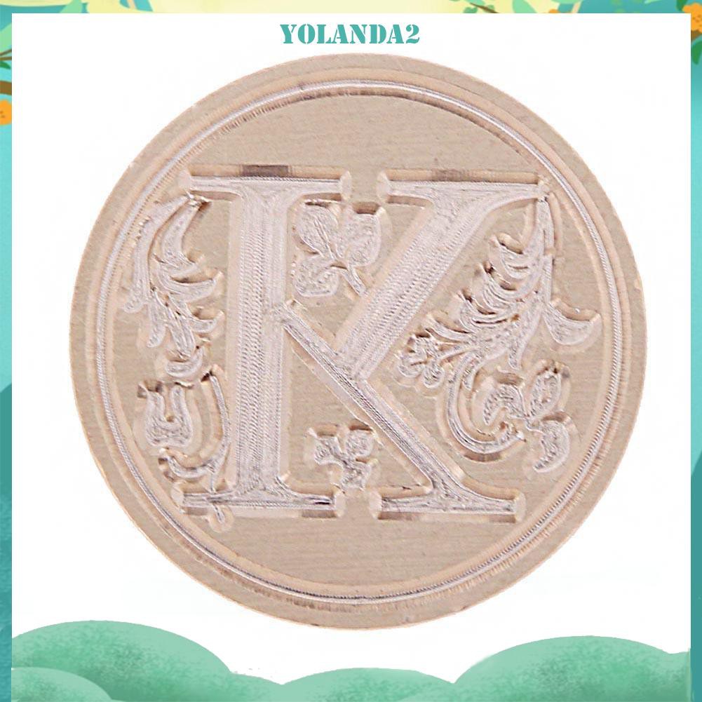 Con Dấu In Hình Hoa Và Chữ F-N Phong Cách Retro Độc Đáo