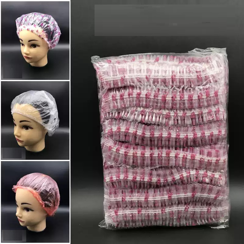 Set 20 50 100 Mũ Trùm Đầu Nilon Loại Tốt Sử Dụng Cho Salon Tóc Barbershop