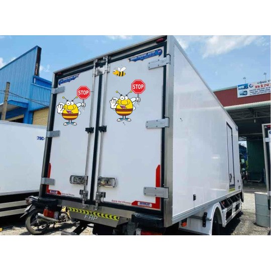 Tem combo Ong vàng - Decal 19 chú ong vàng dán xe tải, ô tô