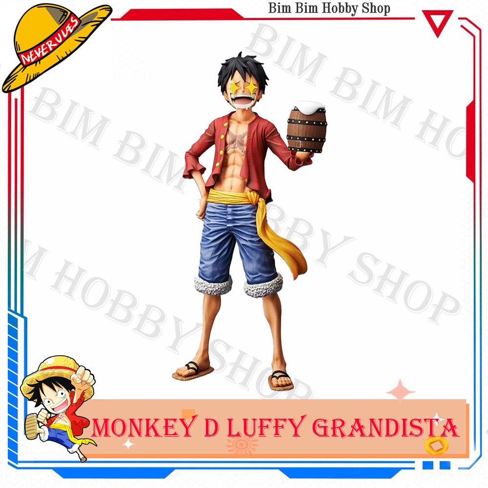 Mô hình figure Onepiece Monkey D Luffy Grandista