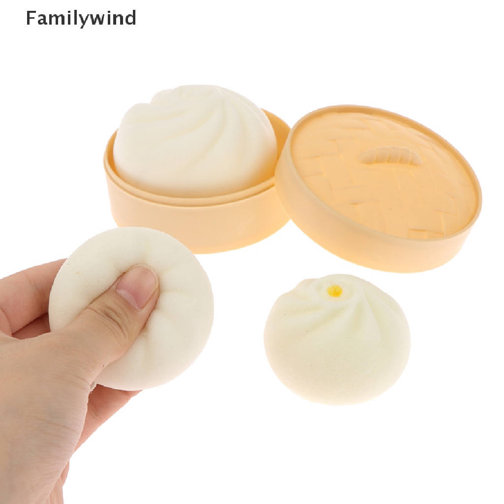 Đồ chơi nắn bóp giảm căng thẳng hình bánh bao hấp độc đáo vui nhộn