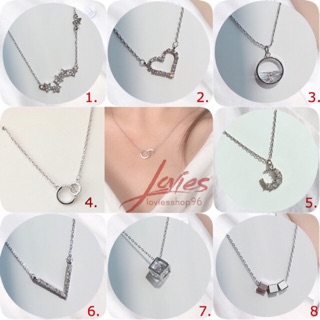 ❌[8 MẪU] Dây chuyền hàn quốc mạ bạc siêu xinh 🌸