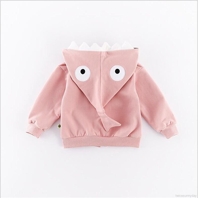 Áo khoác thiết kế kiểu khủng long dễ thương dành cho bé