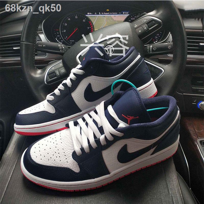 aj1 giày nam mùa xuân và thu thể thao low cut aj bóng rổ SB Joint shadow xám air Force học sinh trung số 1