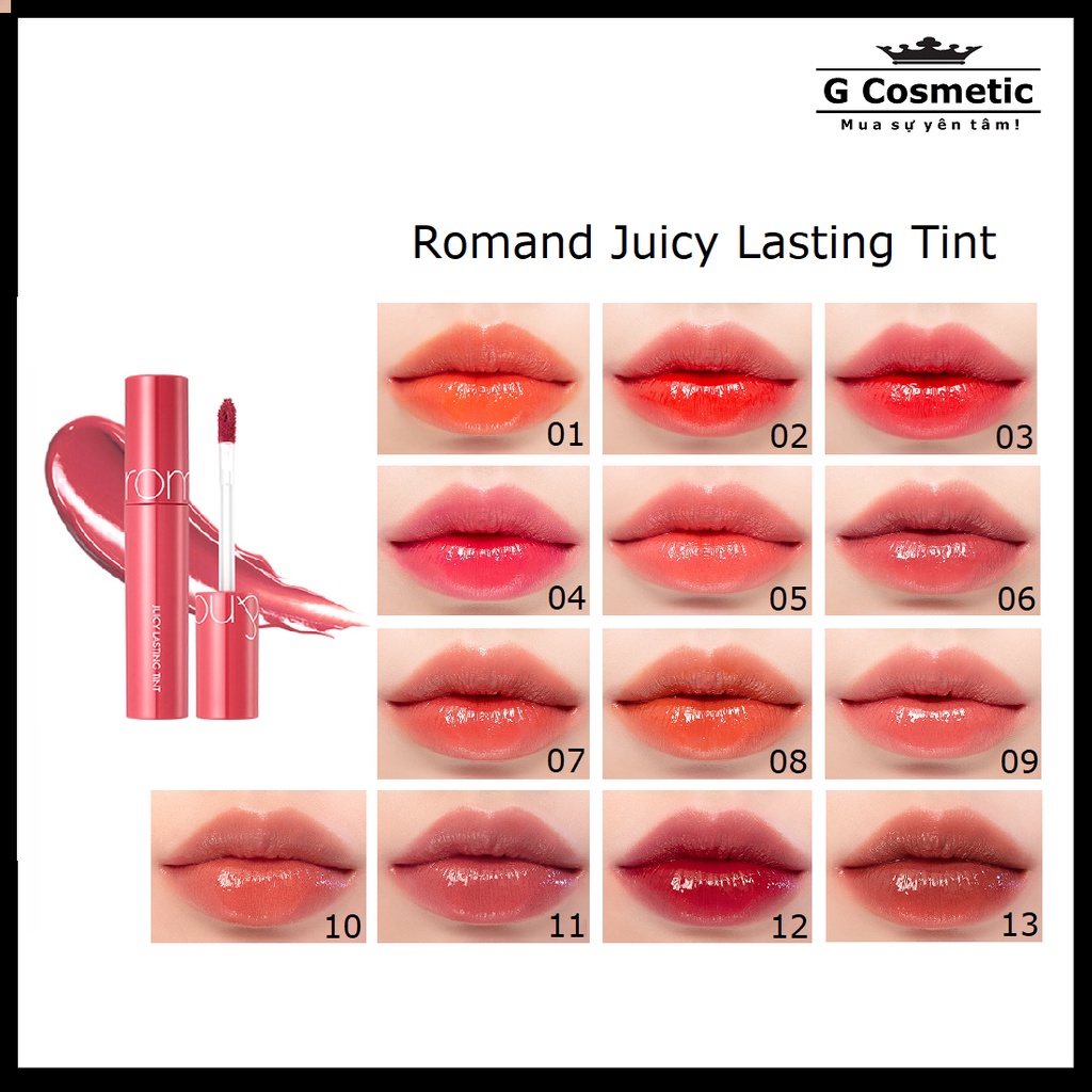 Son Tint Lì Romand Juicy Lasting Tint