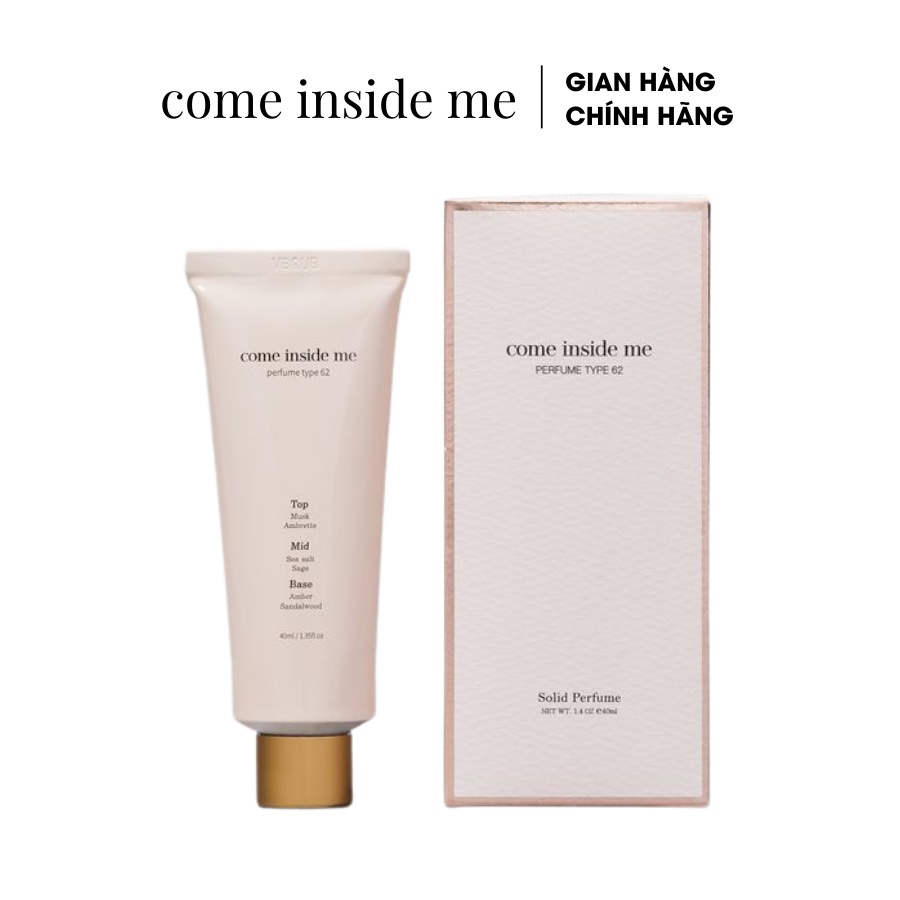 Nước Hoa Khô Come Inside Me 𝐏𝐞𝐫𝐟𝐮𝐦𝐞 𝐓𝐲𝐩𝐞 62 Nước Hoa Nữ Thuần Chay Hương Thơm Ngọt Ngào 40ml