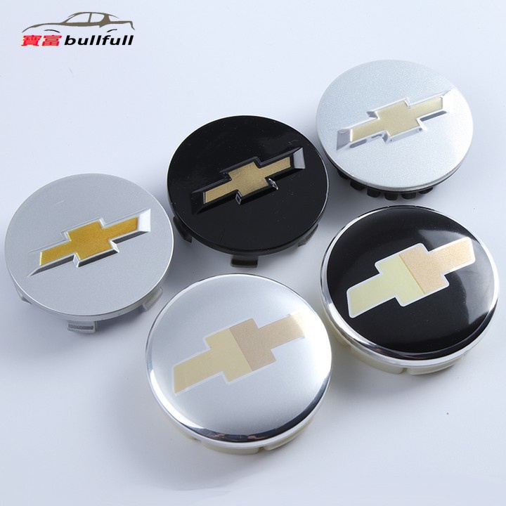 1C Logo chụp mâm, ốp vành bánh xe ô tô dành cho hãng xe Chevrolet đường kính 63mm