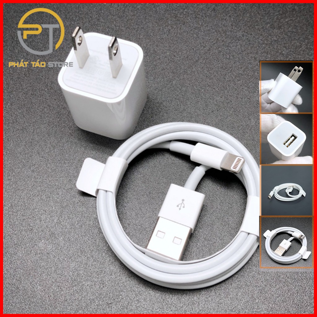 Bộ Sạc IP 5/6/7/8/X/Xs/Xsmax/11/12/13 Zin Chính Hãng - Bảo Hành 12 Tháng