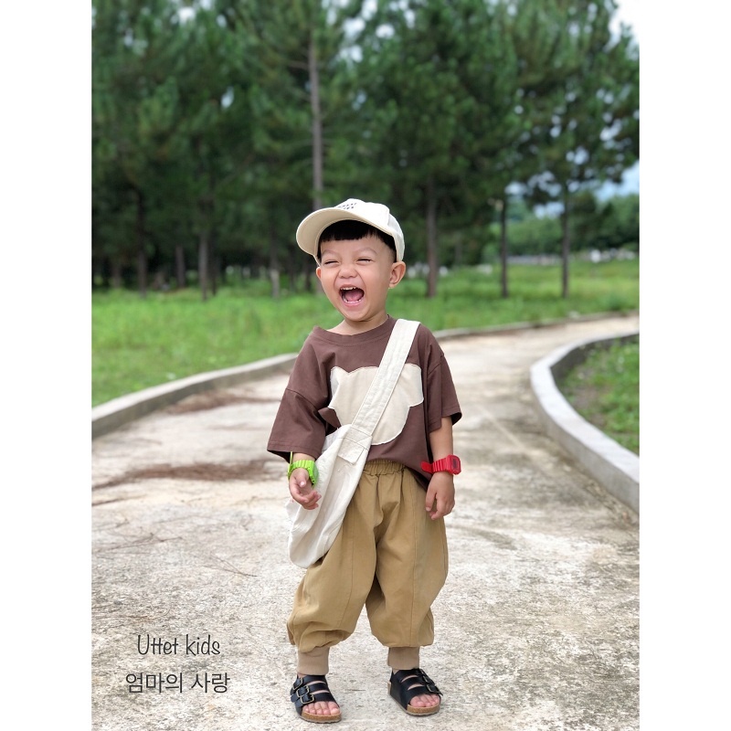 QUẦN KAKI HÀN QUỐC BO CHÂN 2207 DÀNH CHO BÉ GÁI VÀ BÉ TRAI SIZE 80 ĐẾN 120