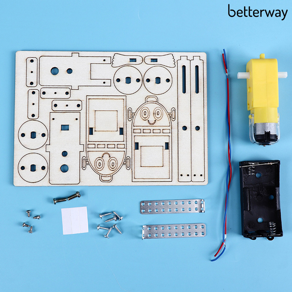 Bộ Đồ Chơi Robot Điện Tử Bằng Gỗ Diy Dành Cho Trẻ Em