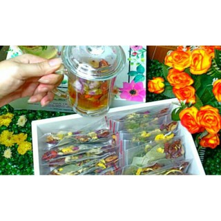 Set 30 gói trà hoa quả thảo mộc mix 9 vị