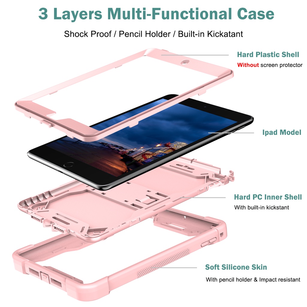Ốp Máy Tính Bảng Chống Sốc Cho iPad Mini 4 / iPad Mini 5 7.9 &quot;