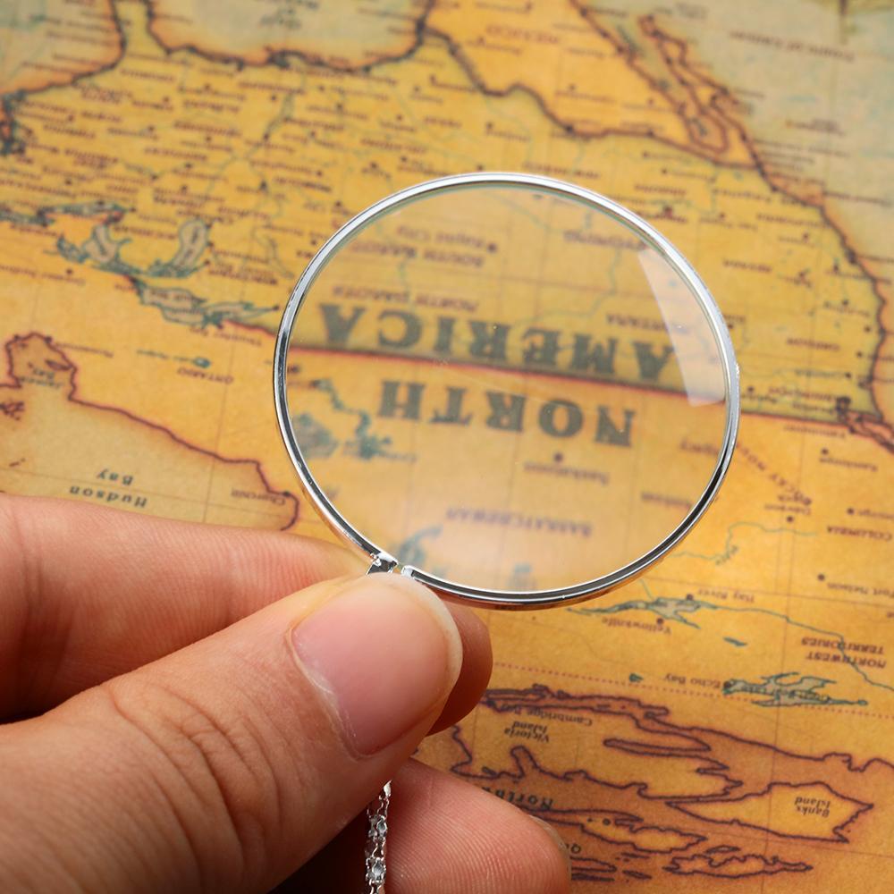 Vòng cổ Mặt Kính Lúp Đọc Sách Phóng Đại 1 Cái