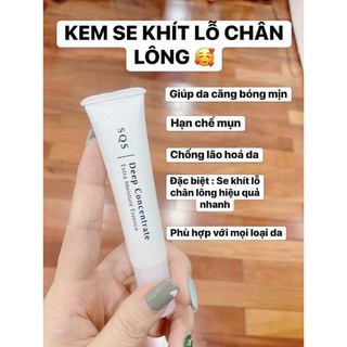 Kem thu nhỏ lỗ chân lông sqs