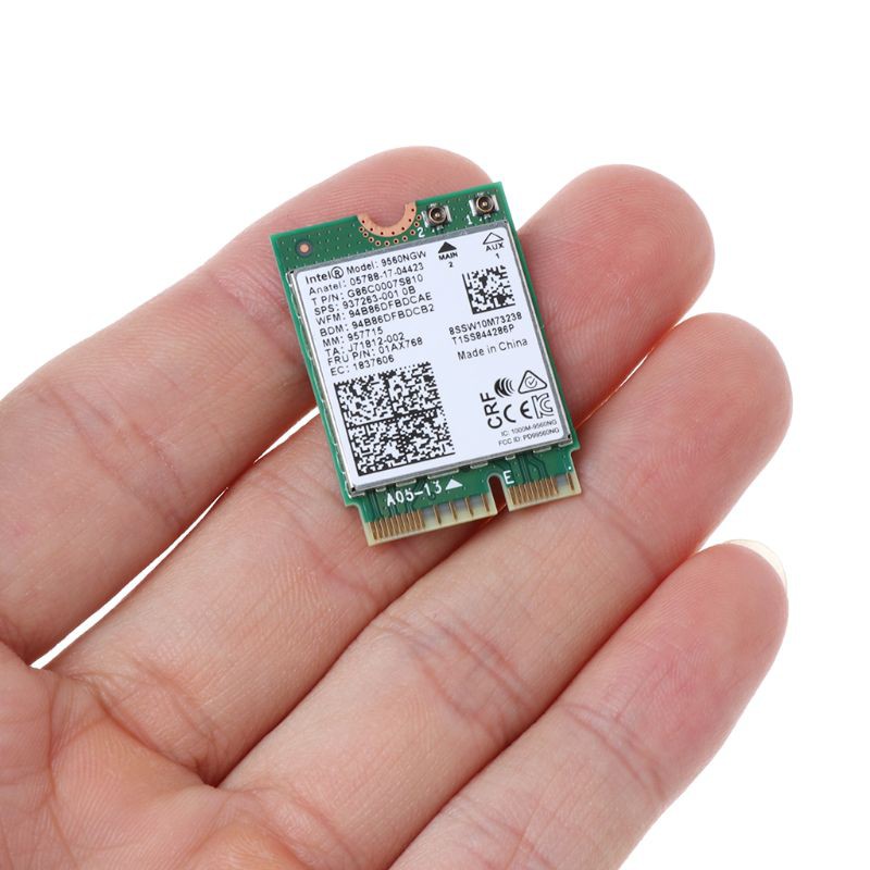 Card Wifi Không Dây Xinp 1730m Intel 9560ngw-ac Ngff M.2 Cnvio Bluetooth 5.0