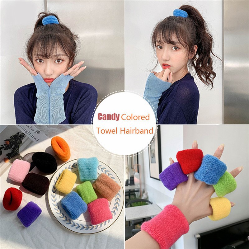 Dây buộc tóc co giãn nhiều màu lựa chọn dành cho nữ