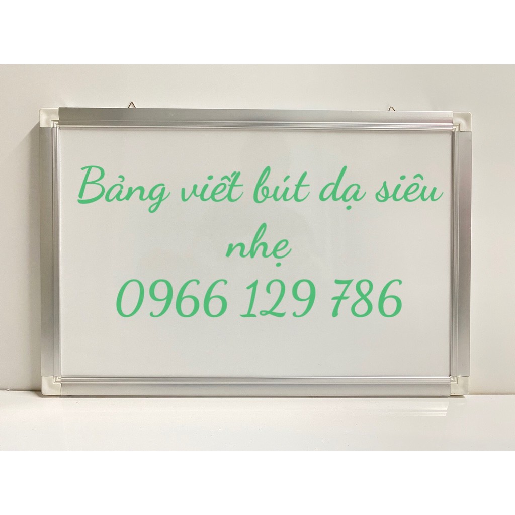 Bảng trắng viết bút lông dạ treo tường  dễ xoá, dễ viết, siêu nhẹ, tặng bông lau, bút, FREESHIP HN