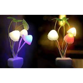 Đèn ngủ hình nấm cảm biến ánh sáng tự động