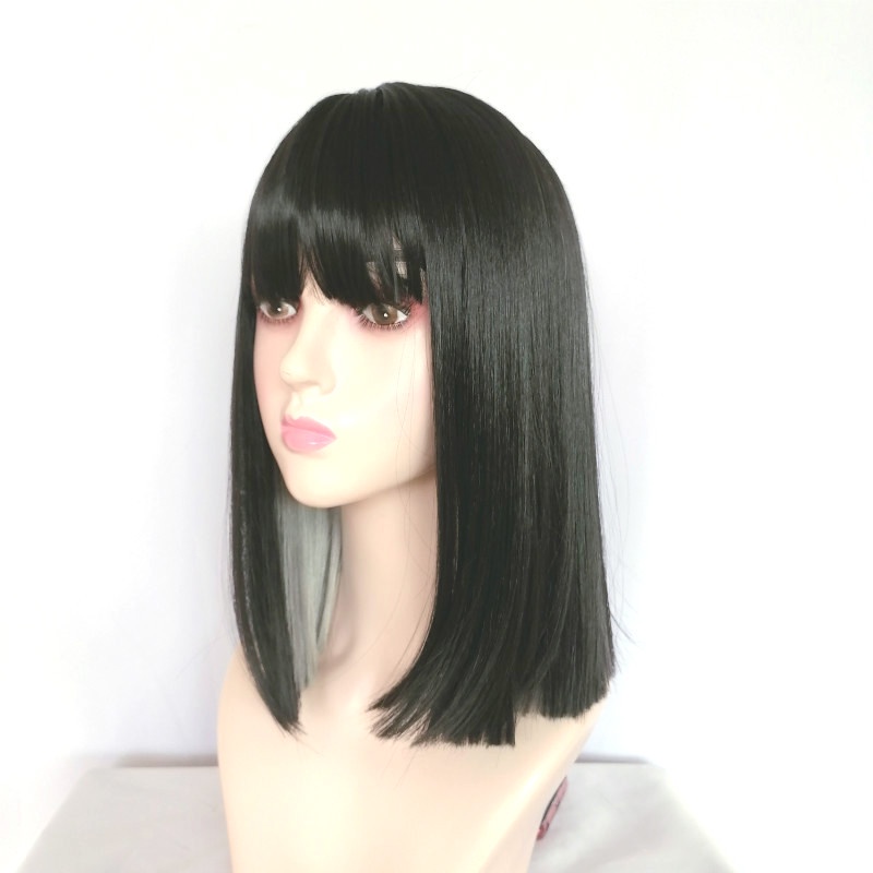 Bộ tóc giả ngắn thẳng thời trang cho nữ