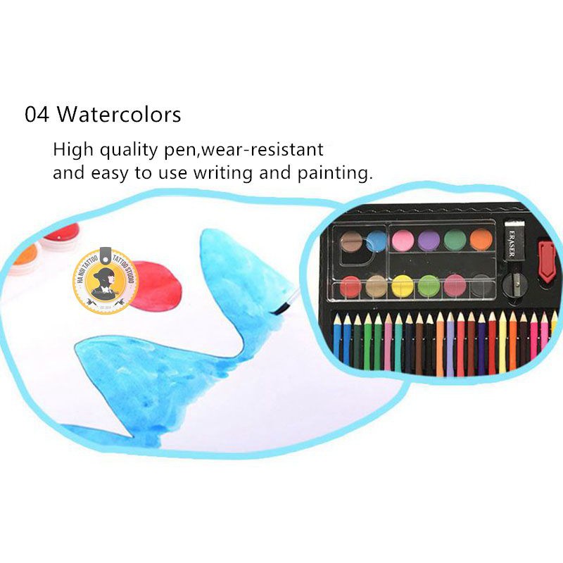 Bộ hộp màu 150 chi tiết