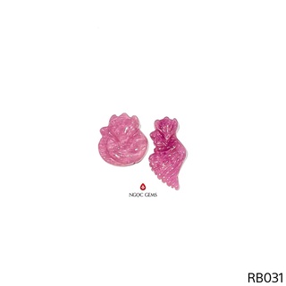 Mặt Đá Hồ Ly Đá Ruby - Ngọc Gems