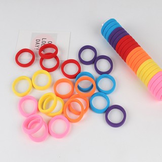 Set 66 Dây Cột Tóc Nhiều Màu Cho Bé Gái