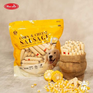 XÚC XÍCH PHÔ MAI BẮP BOWWOW CHO CHÓ - Nhập khẩu Hàn Quốc