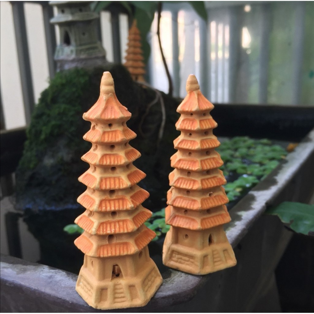 Tượng Tháp Trang Trí Hồ Cá-Hòn Non Bộ .