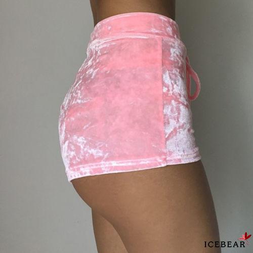 Quần ngắn lưng cao thời trang mùa hè quyến rũ dành cho nữ đi biển