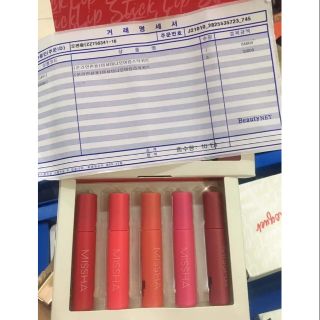 Set son kem Missha siêu đẹp bên màu