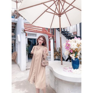 Váy sơ mi xếp li