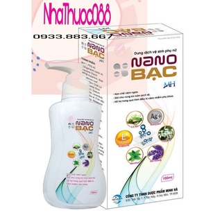 Dung dịch vệ sinh phụ nữ - nano bạc sản phẩm chính hãng
