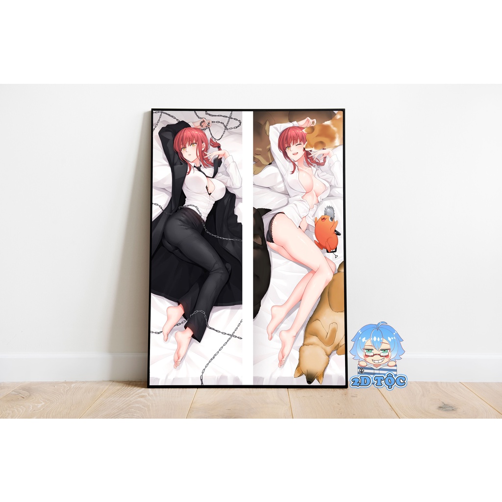 Tranh poster A3 dán tường Makima (4) Anime Manga Chainsaw Man - 2d tộc shop