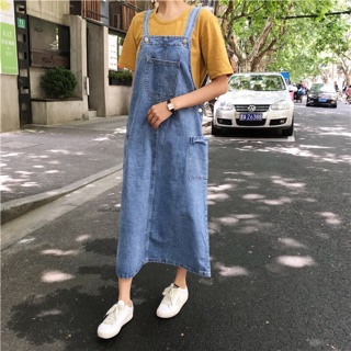 [ORDER] - Váy yếm bò dáng dài