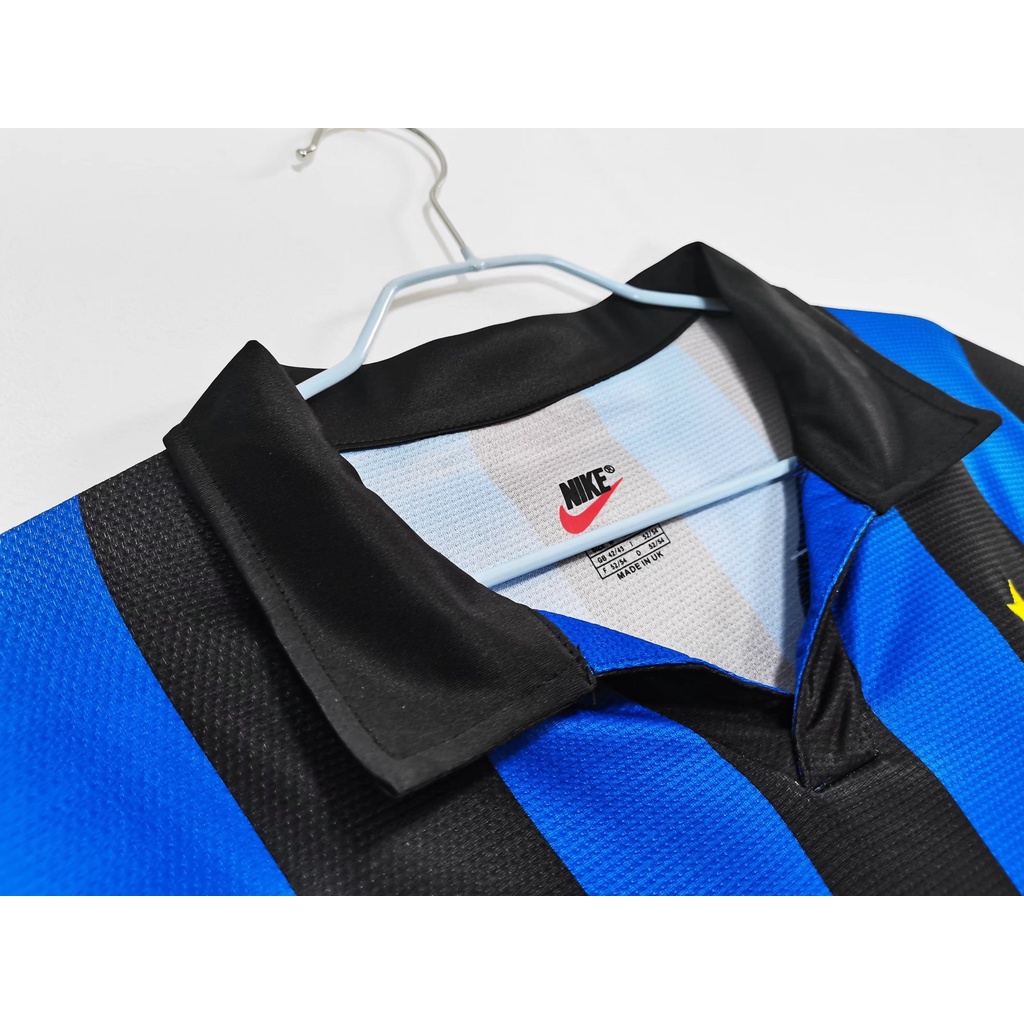 Spot mùa giải 1998-99 inter milan sân nhà jersey áo bóng đá thể thao