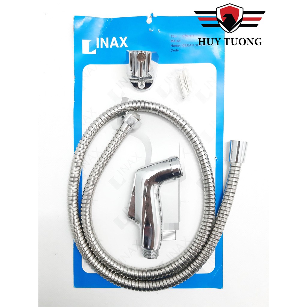 Vòi xịt vệ sinh cầm tay inox cao cấp, bộ vòi xịt chính hãng ( Naki - InoxSUS - WaterTec - Inax - Javal ) - Huy Tưởng