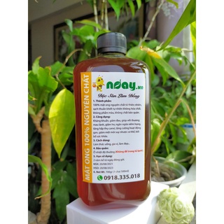 Mật ong nguyên chất đặc sản lâm đồng chai 500ml - nday shop ndmo004 - ảnh sản phẩm 1