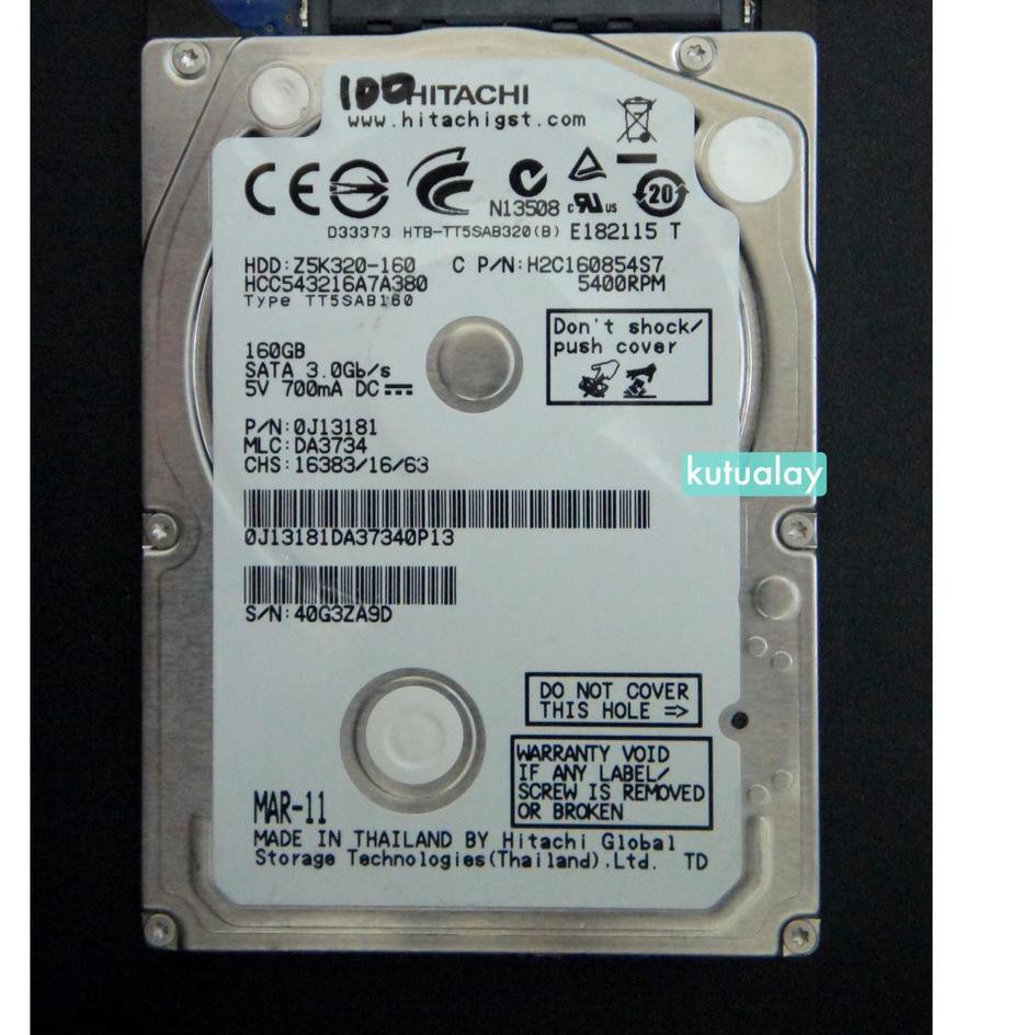 Ổ Cứng Di Động 160gb Hdd 2.5 '' Sata Netbook 100% Super Sentinel | BigBuy360 - bigbuy360.vn