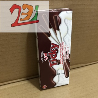5 Hộp Bánh Que Ticky Chocolate Phủ Kem Vani &Chocolate 20g