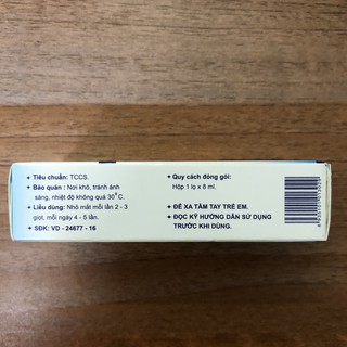 Dung dịch nhỏ mắt  Naphacollyre 8ml