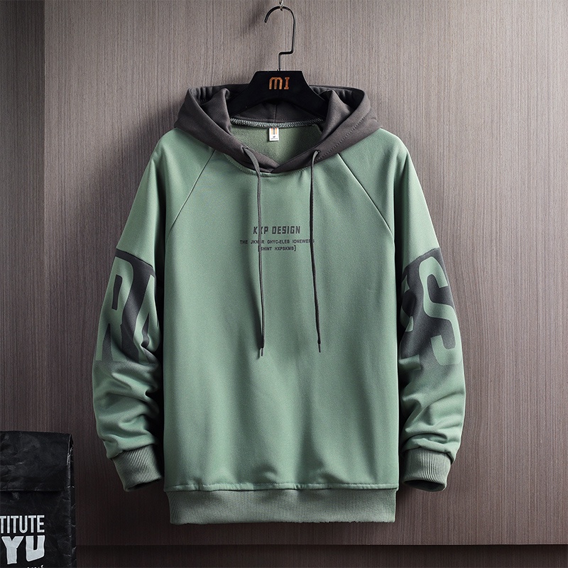 Áo Hoodie Lót Lông Cừu Dày Dặn Phong Cách Hong Kong Thời Trang Thu Đông Mới Cho Nam