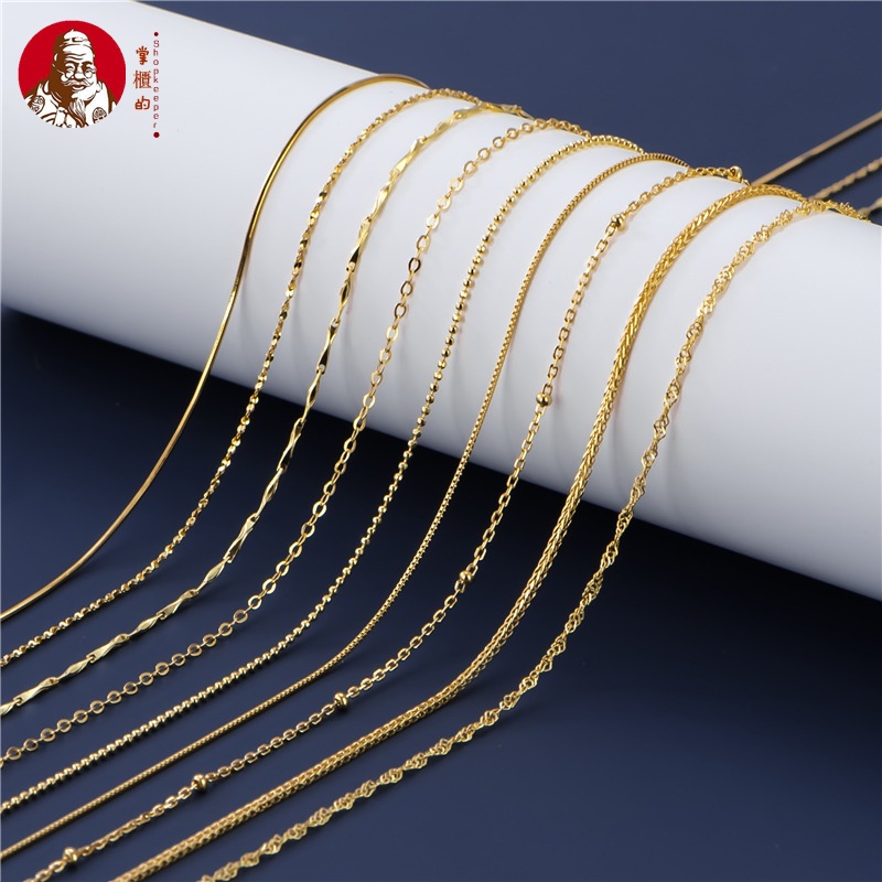 Dây Chuyền Bạc S925 Không Xương Quai Xanh Dạng Xích Thời Trang
