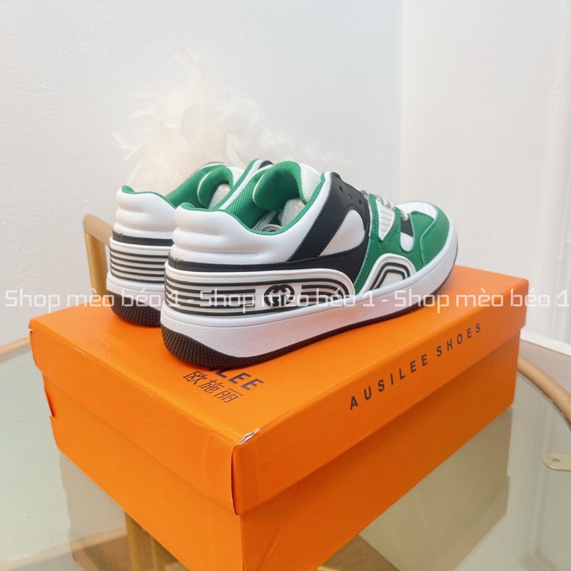 Giày thể thao gc kẻ viền phối màu fullbox