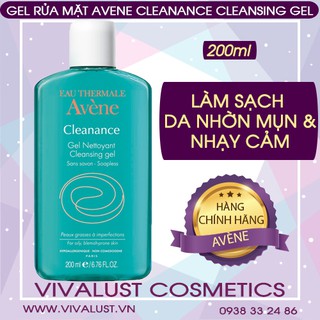 Gel Rửa Mặt AVENE Cleanance Cleansing Gel 200ml - Dành Cho Da Nhờn Mụn