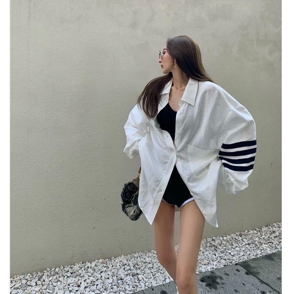 Áo Hai Dây / Quần Đùi / Áo Sơ Mi Thể Thao Dáng Rộng Thời Trang Cá Tính Cho Nữ | BigBuy360 - bigbuy360.vn