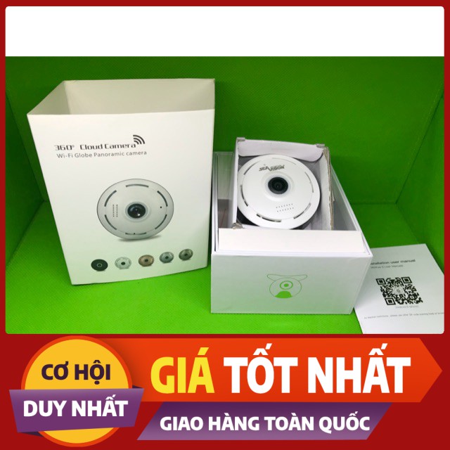 [Giá Sập Sàn] Camera không dây góc quay 360 độ, quan sát từ xa qua điện thoại chuẩn HD rõ nét Hàng cao cấp