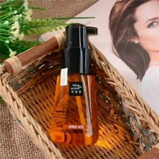 Dưỡng tóc Mise En Scene Perfect 80ml Golden Morocco 80ml giàu vitamin E,dưỡng chất phục hồi tóc sơ, khô, Ép, Uốn, Nhuộm