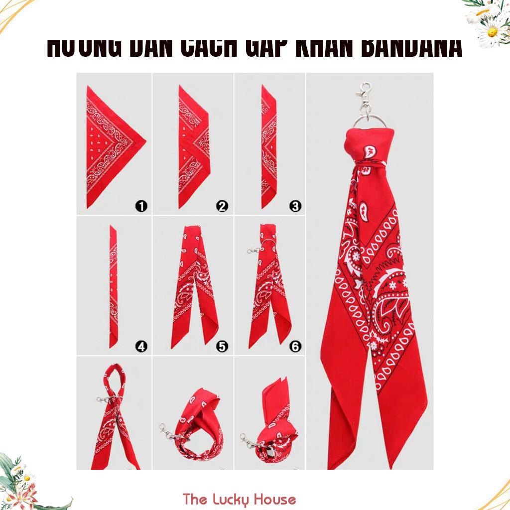 💥Rẻ vô địch💥Khăn bandana Streetwear siêu nhiều mẫu