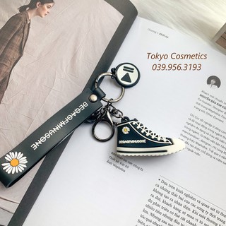 Móc khóa dễ thương Giày hoa cúc